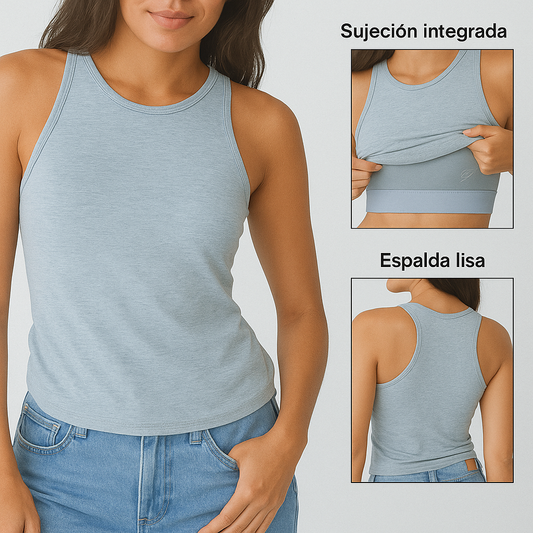 Atenea™ Top con bra Integrado - Comodidad y estilo sin esfuerzo